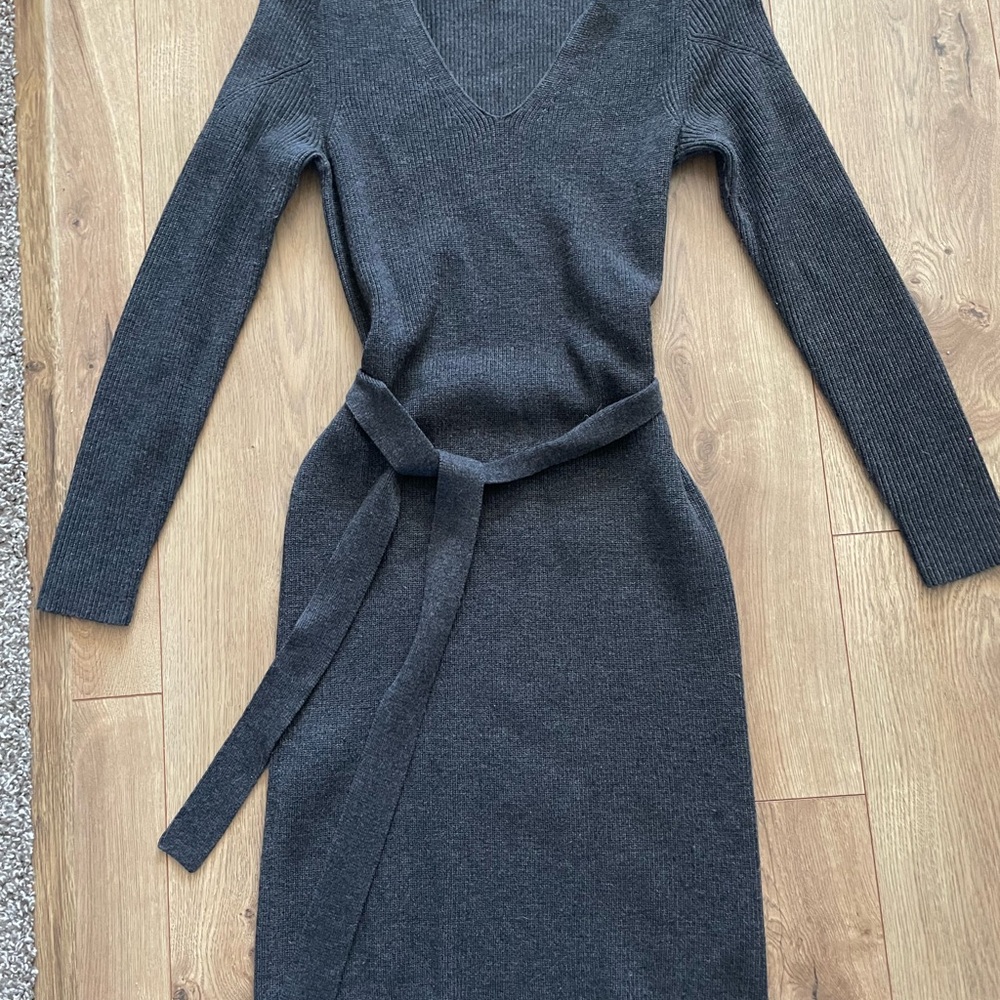 Gray Sweater Dress